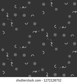 Simple black and white vector illustration. Abstract geometric background pattern