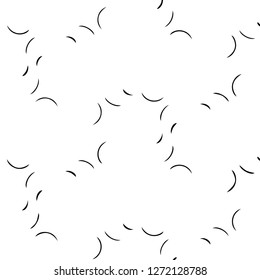 Simple black and white vector illustration. Abstract geometric background pattern