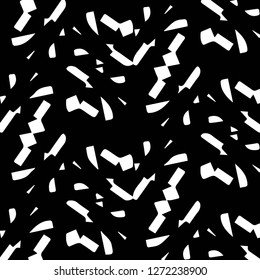 Simple black and white vector illustration. Abstract geometric background pattern