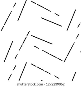 Simple black and white vector illustration. Abstract geometric background pattern