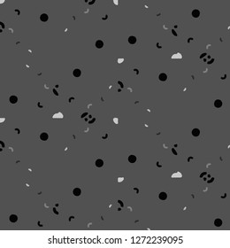 Simple black and white vector illustration. Abstract geometric background pattern