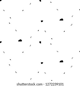 Simple black and white vector illustration. Abstract geometric background pattern