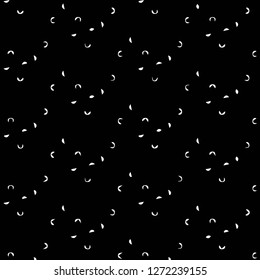 Simple black and white vector illustration. Abstract geometric background pattern