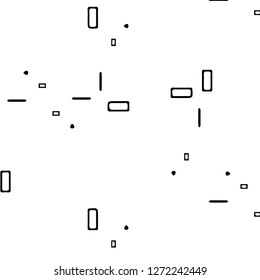 Simple black and white vector illustration. Abstract geometric background pattern