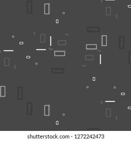 Simple black and white vector illustration. Abstract geometric background pattern