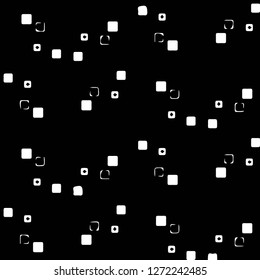 Simple black and white vector illustration. Abstract geometric background pattern