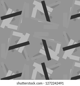 Simple black and white vector illustration. Abstract geometric background pattern