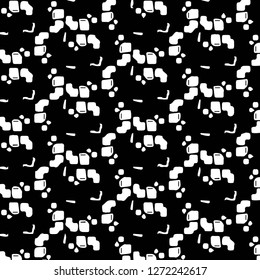 Simple black and white vector illustration. Abstract geometric background pattern
