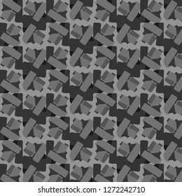 Simple black and white vector illustration. Abstract geometric background pattern