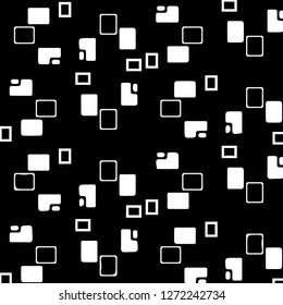 Simple black and white vector illustration. Abstract geometric background pattern