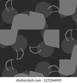 Simple black and white vector illustration. Abstract geometric background pattern