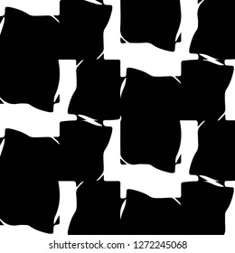 Simple black and white vector illustration. Abstract geometric background pattern