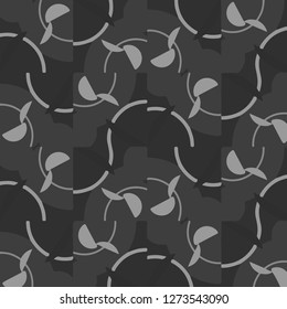 Simple black and white vector illustration. Abstract geometric background pattern