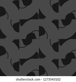 Simple black and white vector illustration. Abstract geometric background pattern