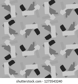 Simple black and white vector illustration. Abstract geometric background pattern