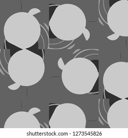 Simple black and white vector illustration. Abstract geometric background pattern