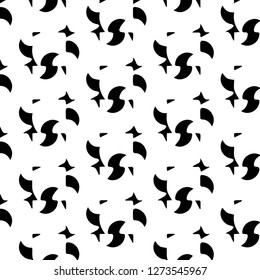 Simple black and white vector illustration. Abstract geometric background pattern