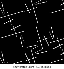 Simple black and white vector illustration. Abstract geometric background pattern