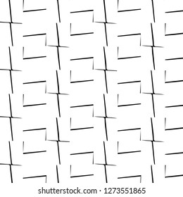 Simple black and white vector illustration. Abstract geometric background pattern