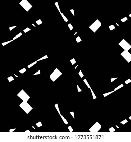 Simple black and white vector illustration. Abstract geometric background pattern