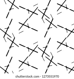 Simple black and white vector illustration. Abstract geometric background pattern