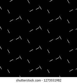 Simple black and white vector illustration. Abstract geometric background pattern