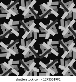 Simple black and white vector illustration. Abstract geometric background pattern