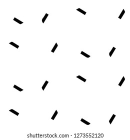 Simple black and white vector illustration. Abstract geometric background pattern