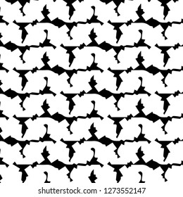 Simple black and white vector illustration. Abstract geometric background pattern