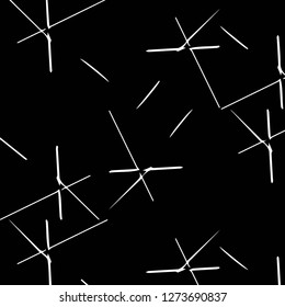 Simple black and white vector illustration. Abstract geometric background pattern