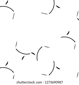 Simple black and white vector illustration. Abstract geometric background pattern