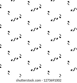 Simple black and white vector illustration. Abstract geometric background pattern