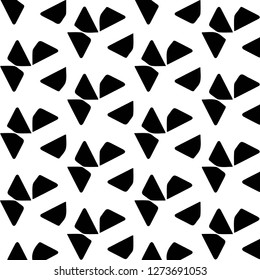 Simple black and white vector illustration. Abstract geometric background pattern