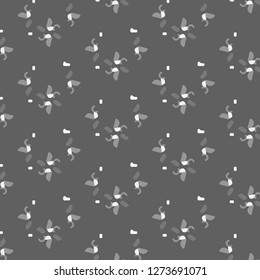 Simple black and white vector illustration. Abstract geometric background pattern
