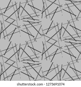 Simple black and white vector illustration. Abstract geometric background pattern