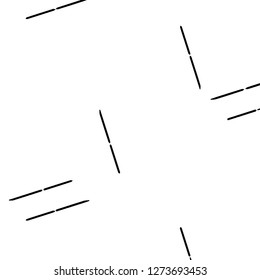 Simple black and white vector illustration. Abstract geometric background pattern