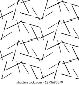 Simple black and white vector illustration. Abstract geometric background pattern