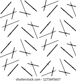 Simple black and white vector illustration. Abstract geometric background pattern