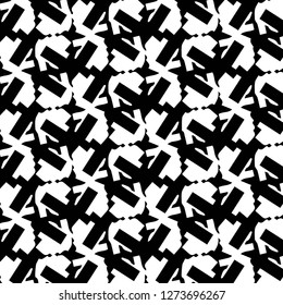 Simple black and white vector illustration. Abstract geometric background pattern