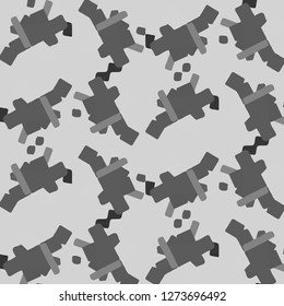 Simple black and white vector illustration. Abstract geometric background pattern