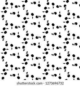 Simple black and white vector illustration. Abstract geometric background pattern