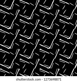 Simple black and white vector illustration. Abstract geometric background pattern
