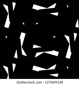 Simple black and white vector illustration. Abstract geometric background pattern