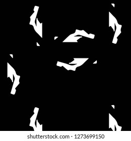 Simple black and white vector illustration. Abstract geometric background pattern