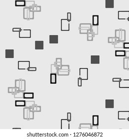 Simple black and white vector illustration. Abstract geometric background pattern
