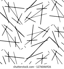 Simple black and white vector illustration. Abstract geometric background pattern
