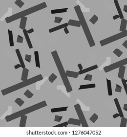 Simple black and white vector illustration. Abstract geometric background pattern
