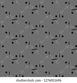 Simple black and white vector illustration. Abstract geometric background pattern