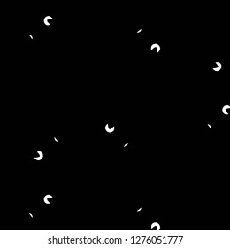 Simple black and white vector illustration. Abstract geometric background pattern