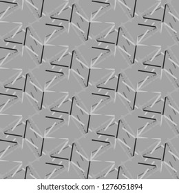 Simple black and white vector illustration. Abstract geometric background pattern